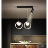 Dimming Ring Glass Kitchen Pendant Light for Modern Homes - Rebooters