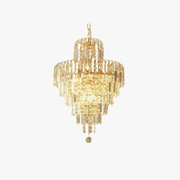 Multi-Light Design Luxury Crystal Gold Chandelier for Home | Rebooters - Rebooters
