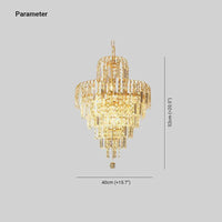 Multi-Light Design Luxury Crystal Gold Chandelier for Home | Rebooters - Rebooters