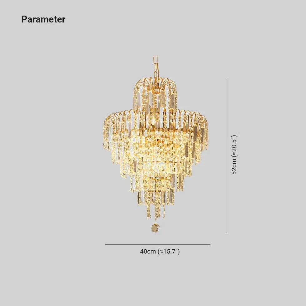 Multi-Light Design Luxury Crystal Gold Chandelier for Home | Rebooters - Rebooters