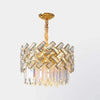 Luxury Gold Round Crystal Chandelier for Elegant Spaces | Rebooters - Rebooters