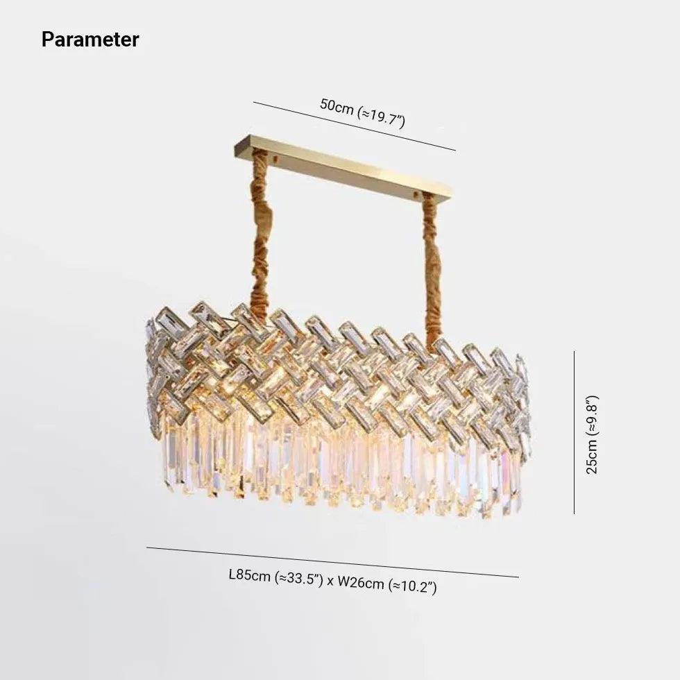 Luxury Gold Round Crystal Chandelier for Elegant Spaces | Rebooters - Rebooters