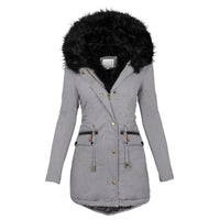 Terina Cozy Women's Winter Jacket for Ultimate Warmth Grey - Rebooters