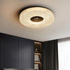 Radial Texture Ring Flush Ceiling Lights for Indoor Use - Rebooters