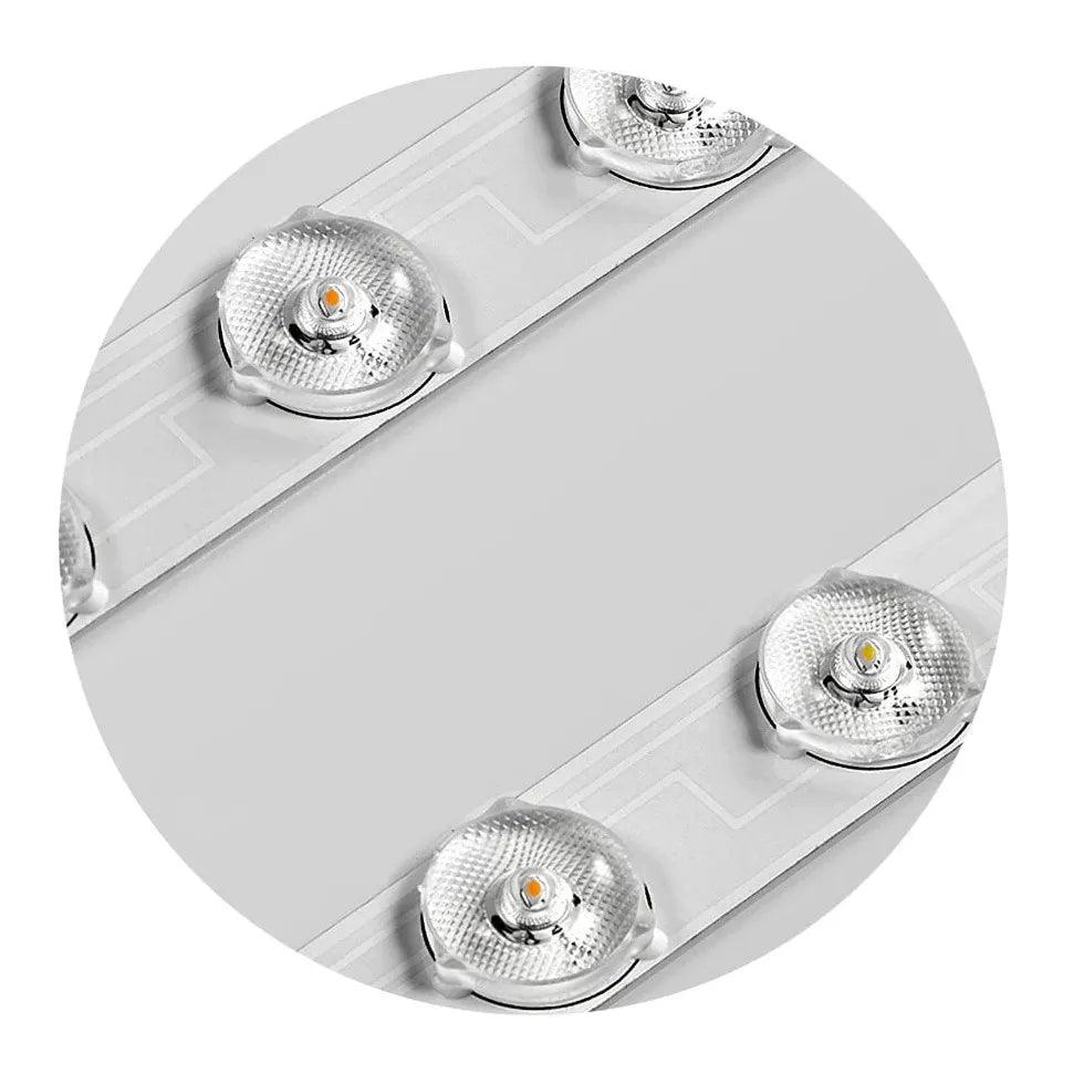 Radial Texture Ring Flush Ceiling Lights for Indoor Use - Rebooters