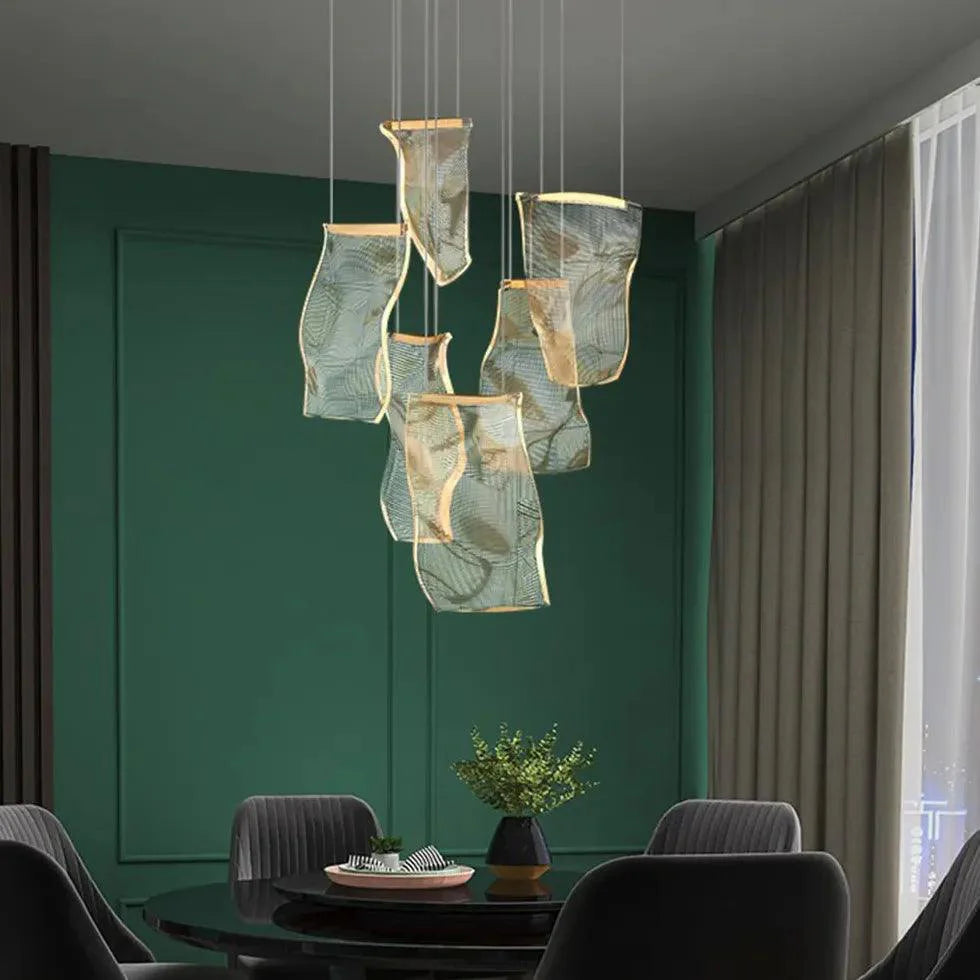 Flow Irregular Gold for Dining Room Chandelier Design | Rebooters - Rebooters