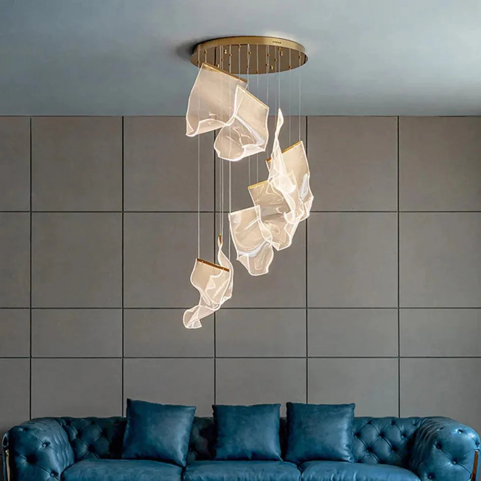 Flow Irregular Gold for Dining Room Chandelier Design | Rebooters - Rebooters