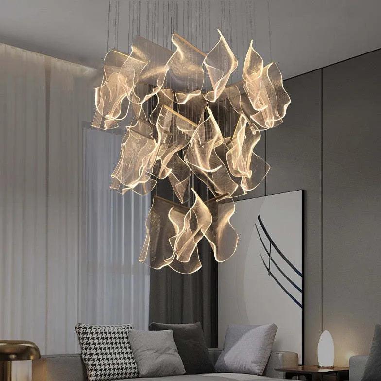 Flow Irregular Gold for Dining Room Chandelier Design | Rebooters - Rebooters