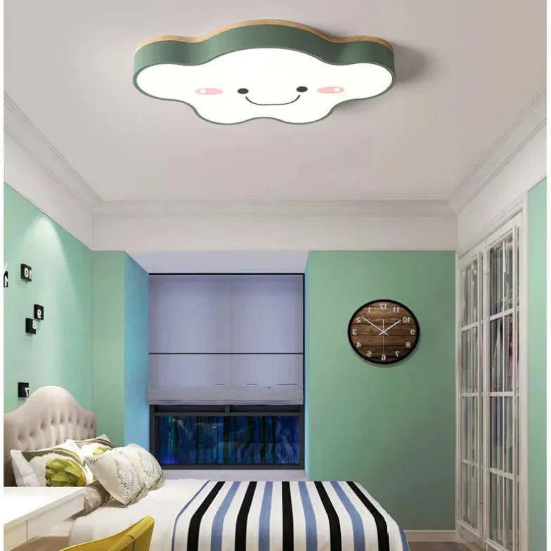 Cute Clouds Bedroom LED Flush Ceiling Lights for Kids Rooms - Rebooters