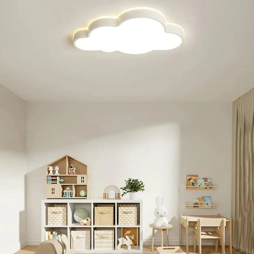 Plane Clouds LED White Flush Ceiling Lights for Home Use - Rebooters