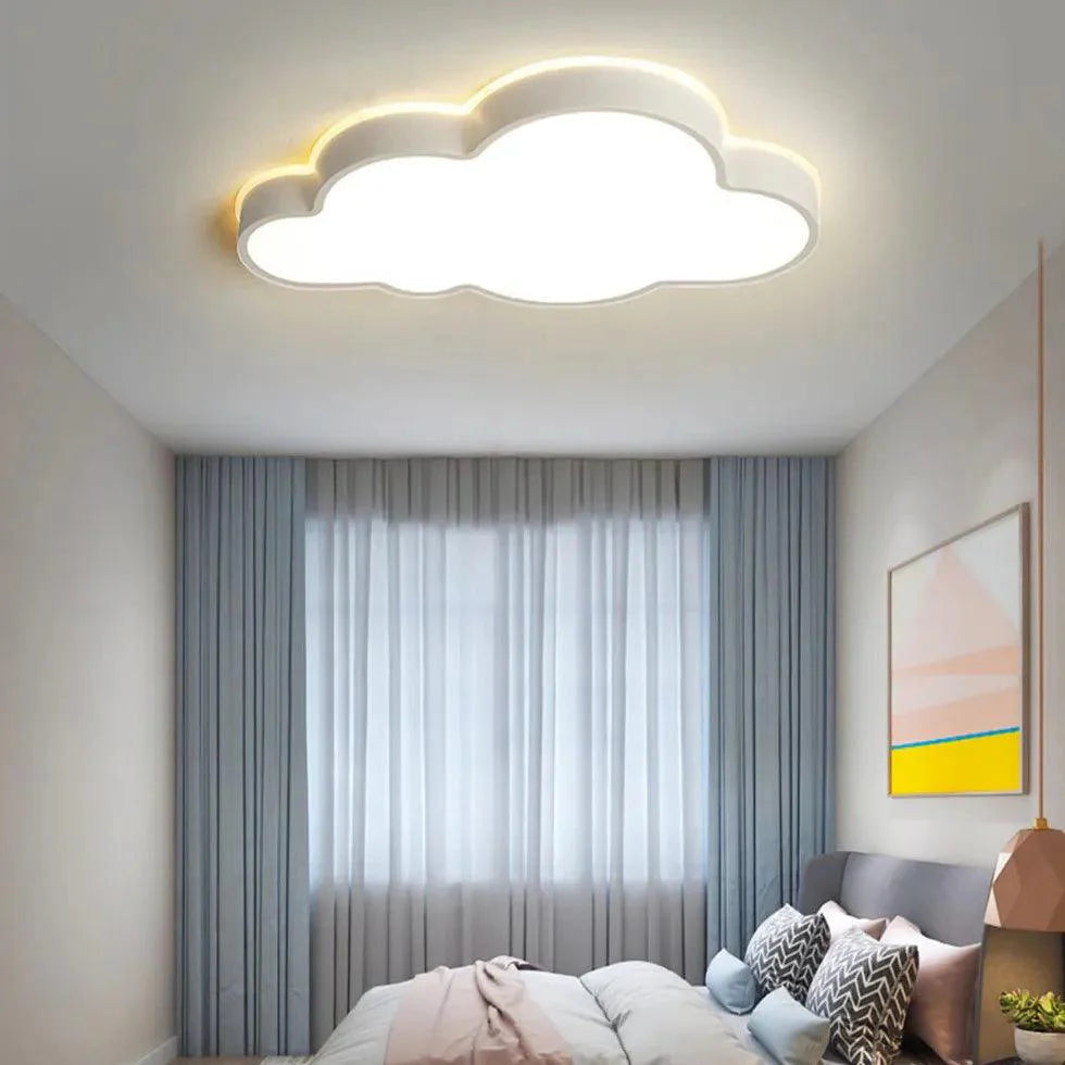 Plane Clouds LED White Flush Ceiling Lights for Home Use - Rebooters