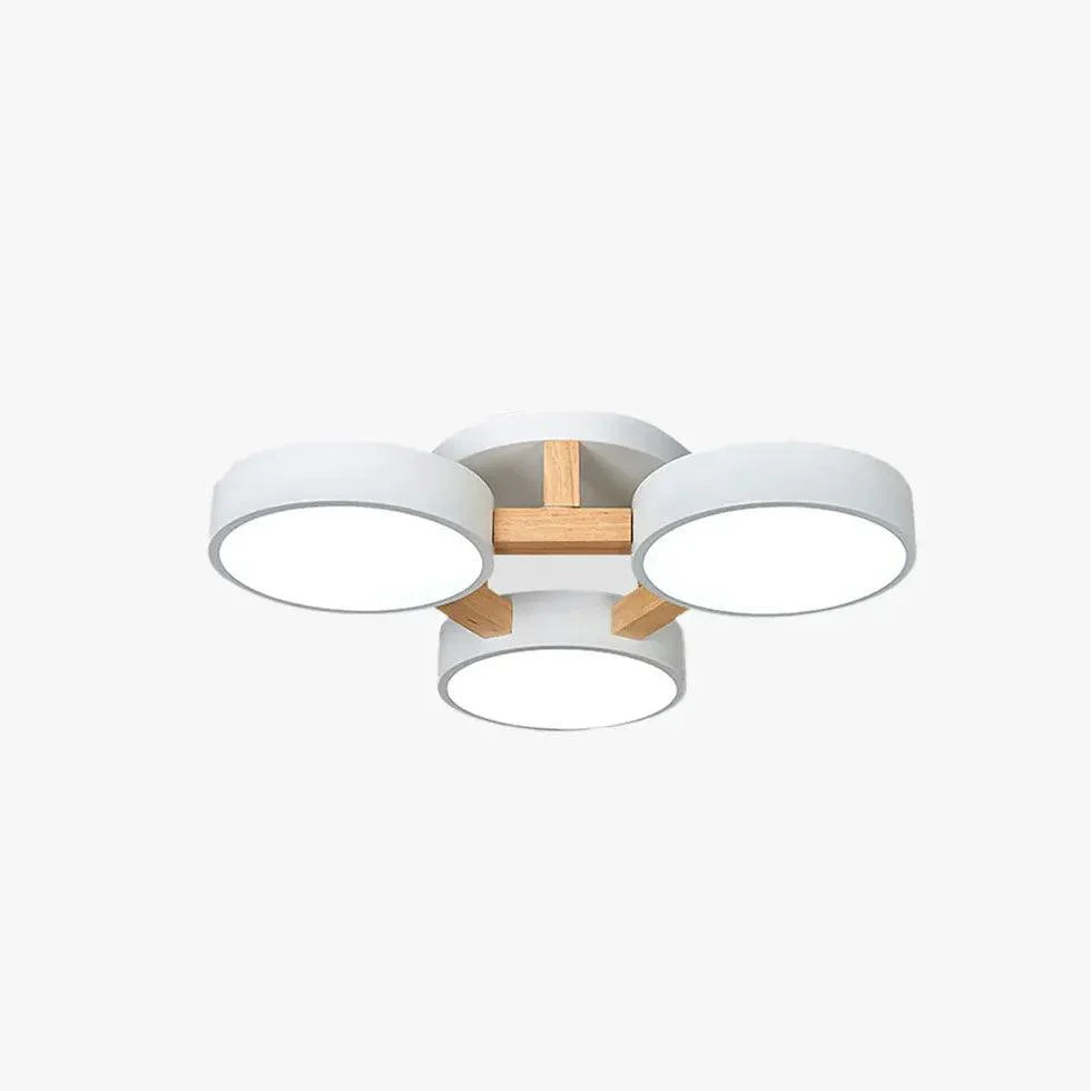 Three-Disc for Living Room Ceiling Light Flush Mount Design - Rebooters