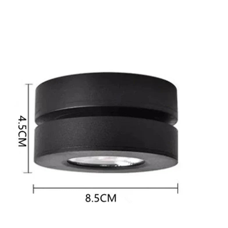 Black Inlay LED Flush Ceiling Lights for Modern Spaces - Rebooters