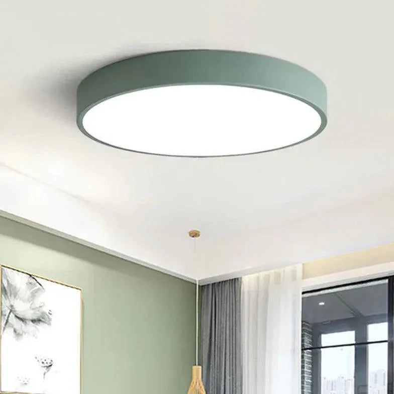 Blue Bedroom Modern Flush Ceiling Lights for Interior Spaces - Rebooters