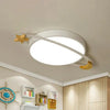 Flat Stars Bedroom LED Flush Ceiling Lights for Modern Spaces - Rebooters