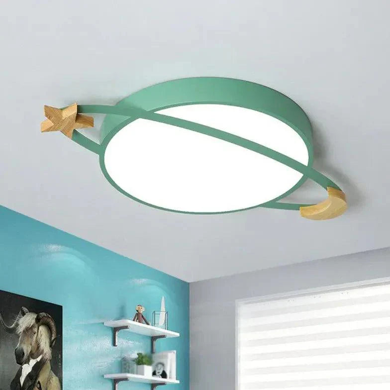 Flat Stars Bedroom LED Flush Ceiling Lights for Modern Spaces - Rebooters