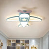 Airplane Kids Room LED Flush Ceiling Lights for Décor - Rebooters