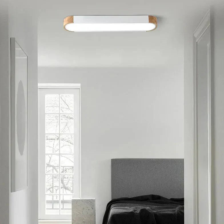 Elliptical Modern Hallway Flush Ceiling Lights Fixture - Rebooters