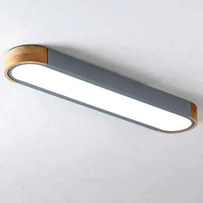 Elliptical Modern Hallway Flush Ceiling Lights Fixture - Rebooters