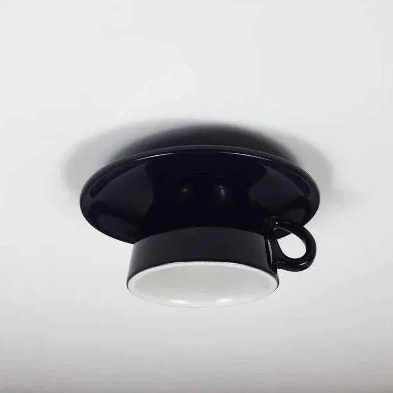 Coffee Cup Bedroom Flush Ceiling Lights for Elegant Decor - Rebooters