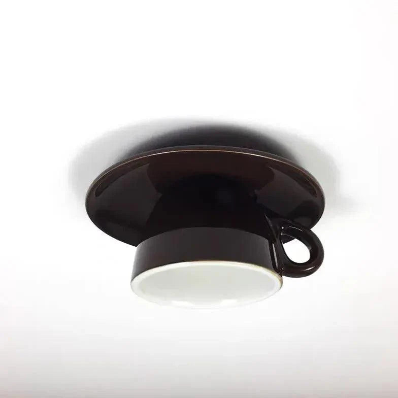 Coffee Cup Bedroom Flush Ceiling Lights for Elegant Decor - Rebooters