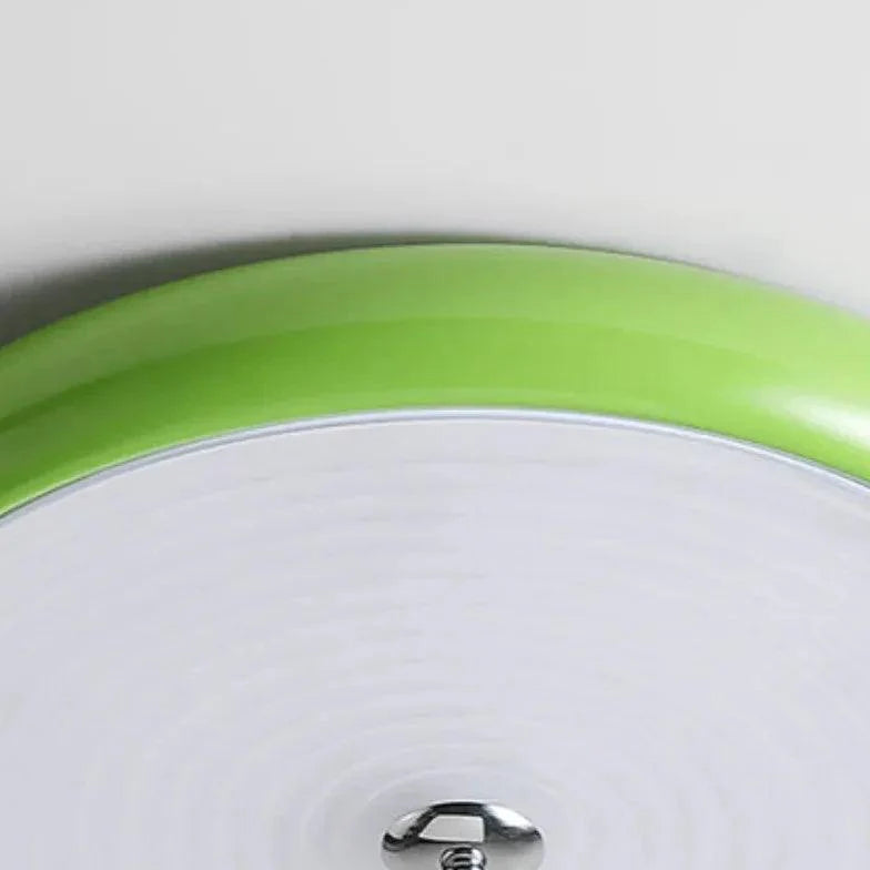 Green Round Cake Led Flush Ceiling Lights for Home Decor - Rebooters