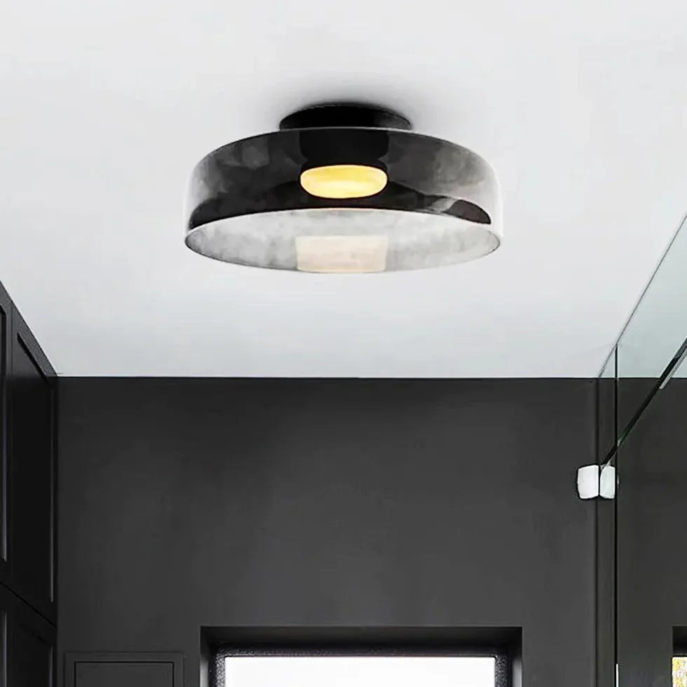 Multiple Coat Modern Glass Flush Ceiling Lights for Home - Rebooters