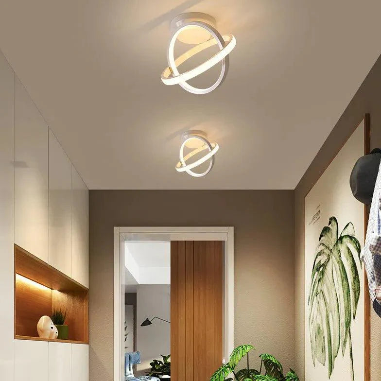 Ball Ring Modern Flush Ceiling Lights for Corridors - Rebooters