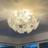 Transparent Leaves Modern Flush Ceiling Lights for Home - Rebooters