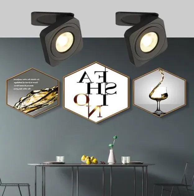 Rotating Led Modern Flush Ceiling Lights for Home Decor - Rebooters