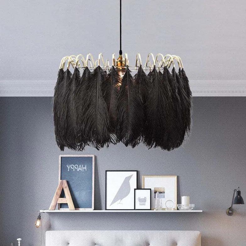 Elegant Black Statement Pendant Light for Modern Décor | Rebooters - Rebooters