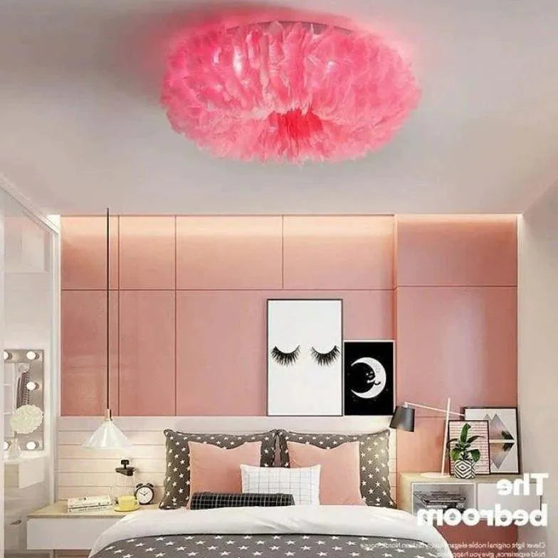 Corrugated Crown Bedroom Modern Flush Ceiling Lights Design - Rebooters