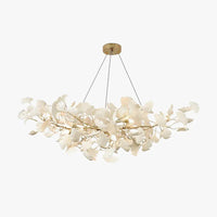 Ginkgo Leaf Shape Modern White LED Pendant Light Fixture | Rebooters - Rebooters