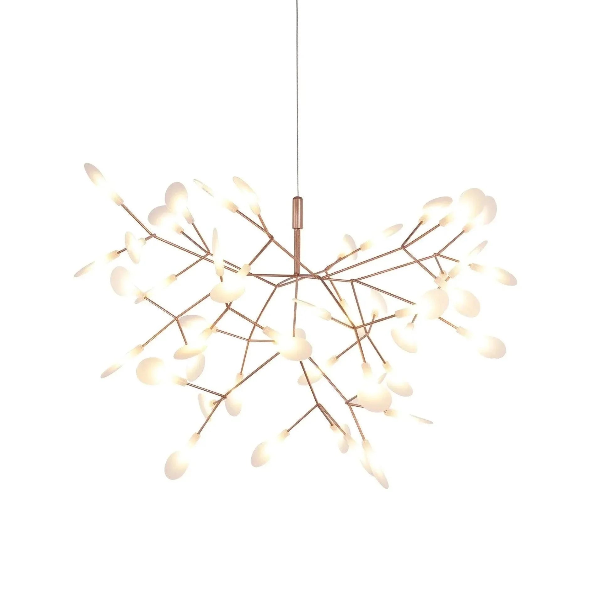 Rose Gold Branches LED Modern Chandelier for Living Room | Rebooters - Rebooters