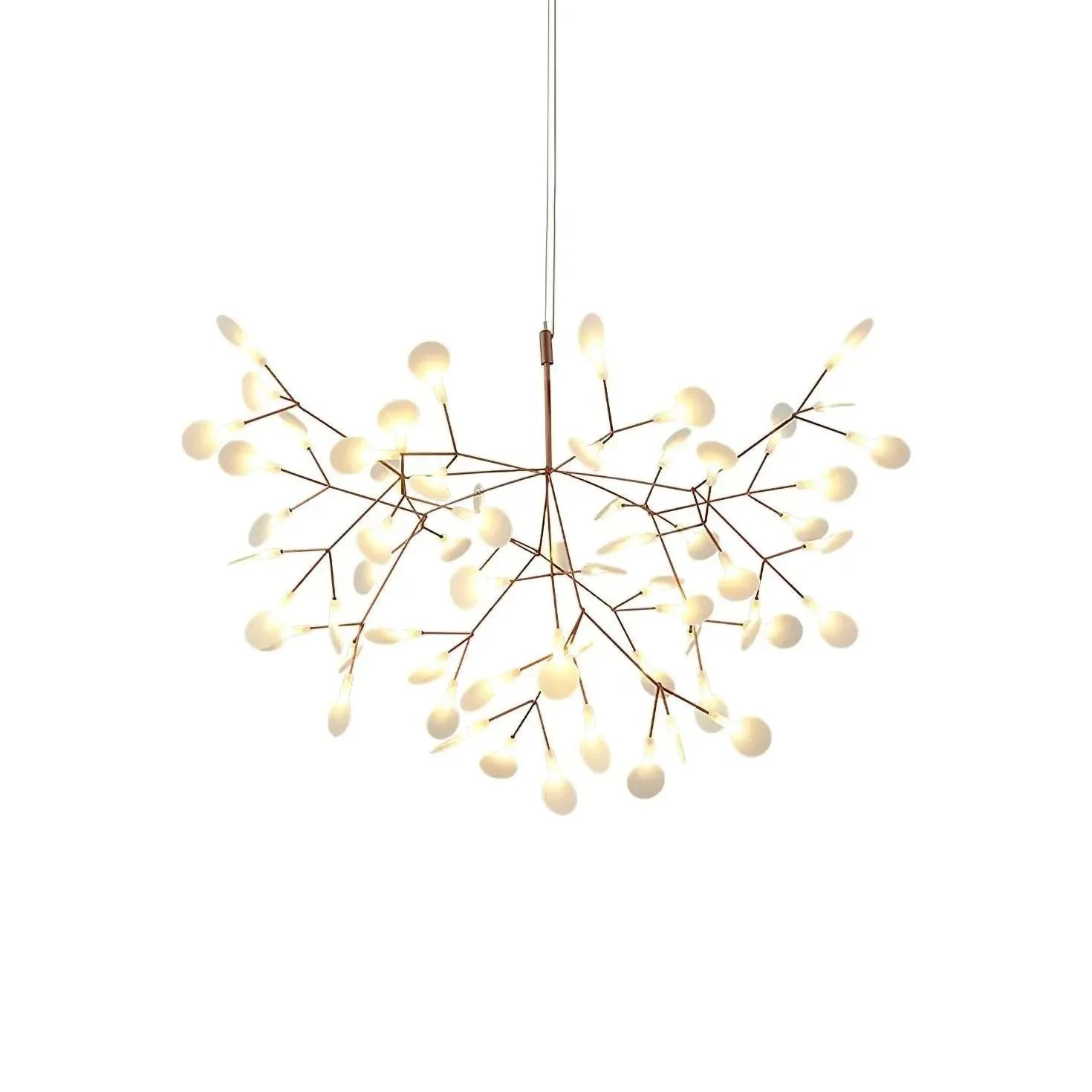 Rose Gold Branches LED Modern Chandelier for Living Room | Rebooters - Rebooters