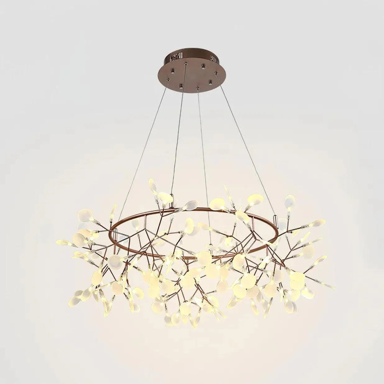 Branch Iron Ring for Living Room Chandelier Fixture | Rebooters - Rebooters