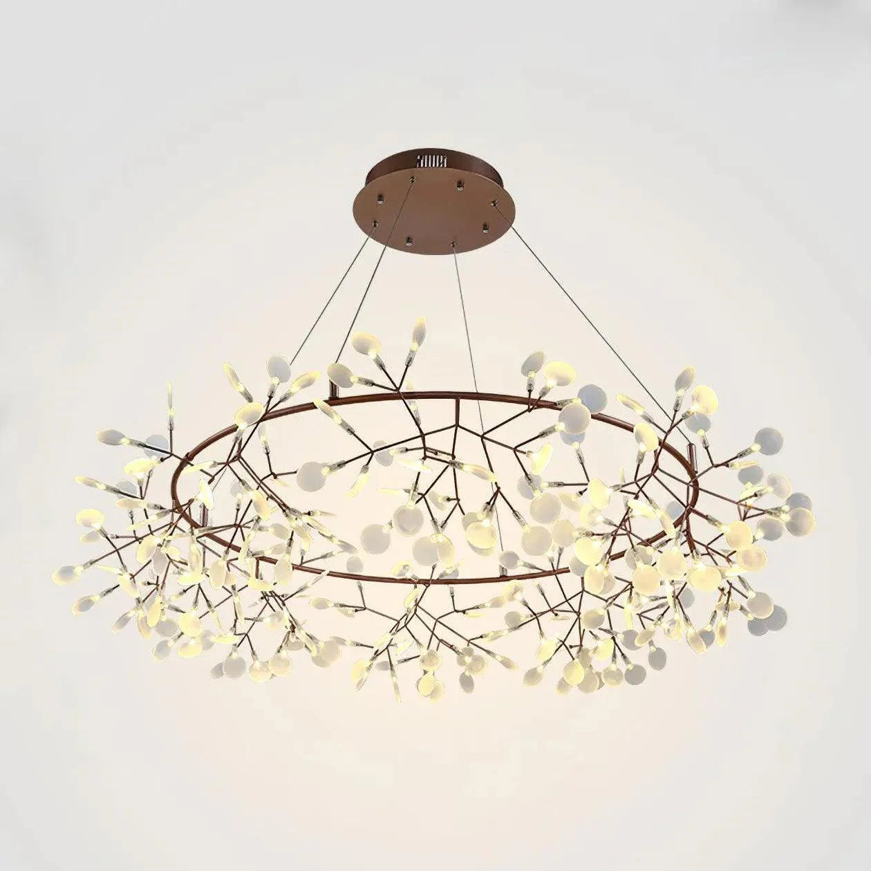 Branch Iron Ring for Living Room Chandelier Fixture | Rebooters - Rebooters