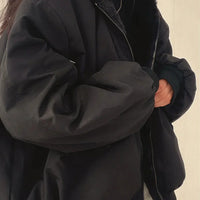 Womens Cozy Oversized Fleece-Lined Jacket for Ultimate Comfort - Rebooters