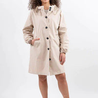 Womens Chic Oversized Hooded Trench Coat for Ultimate Style - Rebooters