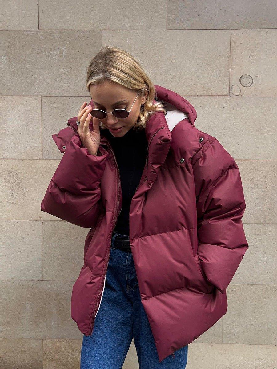 Womens Cozy Padded Down Jacket for Ultimate Warmth Style - Rebooters