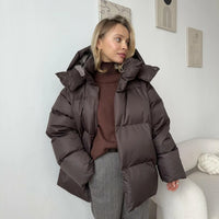 Womens Cozy Padded Down Jacket for Ultimate Warmth Style - Rebooters