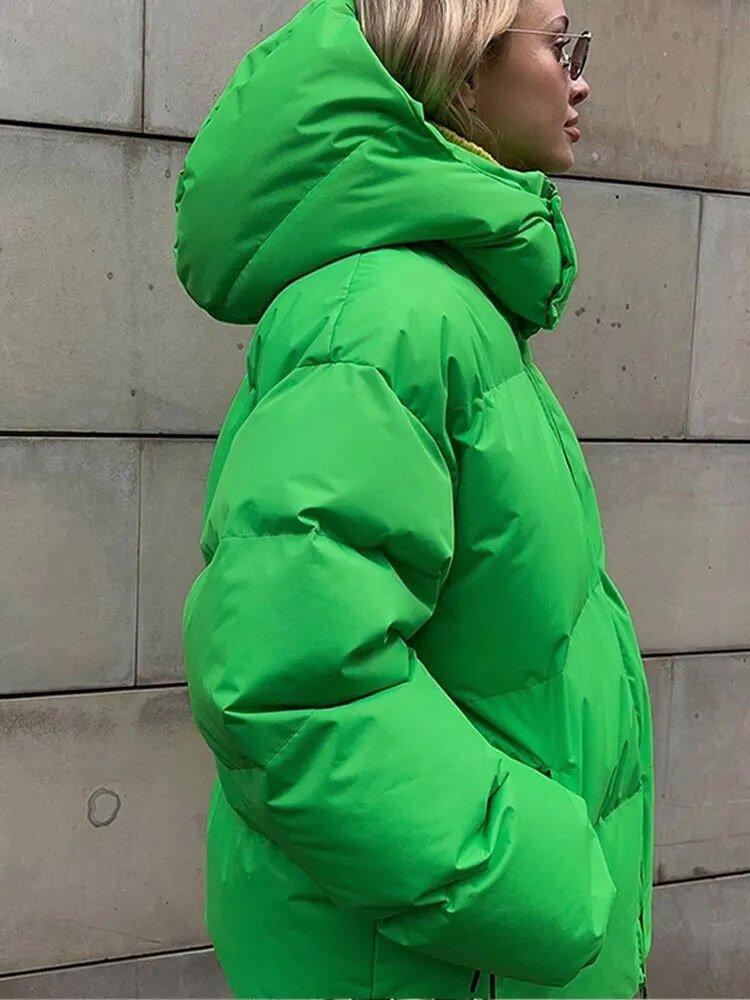 Womens Cozy Insulated Winter Puffer Jacket for Comfort - Rebooters