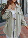 Womens Cozy Oversized Sherpa Button-Up Jacket for Comfort - Rebooters