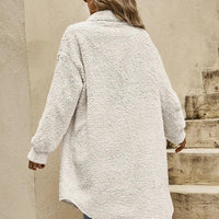 Womens Luxuriously Plush Oversized Teddy Coat for Chic Comfort - Rebooters