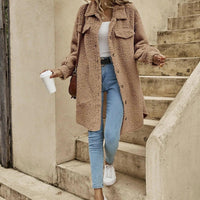 Womens Luxuriously Plush Oversized Teddy Coat for Chic Comfort - Rebooters