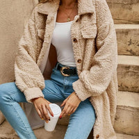 Womens Luxuriously Plush Oversized Teddy Coat for Chic Comfort - Rebooters