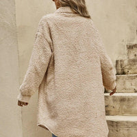 Womens Luxuriously Plush Oversized Teddy Coat for Chic Comfort - Rebooters