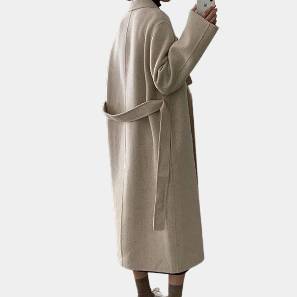 Womens Luxurious Oversized Wool Blend Overcoat for Winter - Rebooters