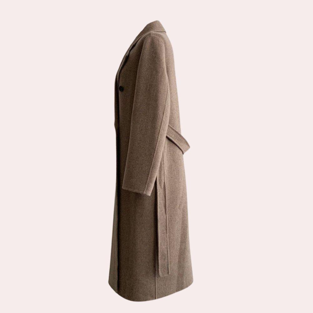 Womens Luxurious Oversized Wool Blend Overcoat for Winter - Rebooters