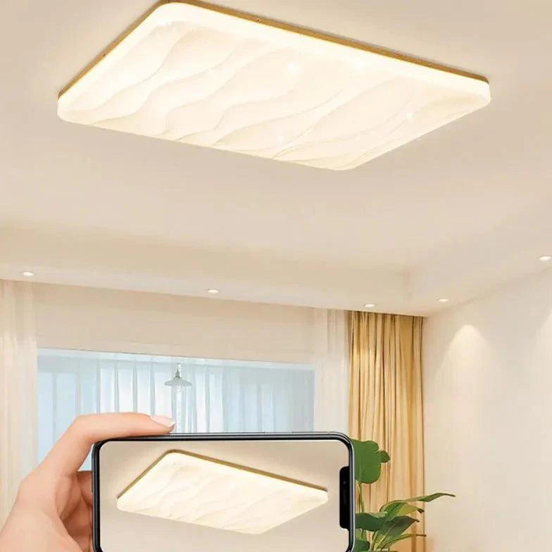 Soft Light Square LED Flush Ceiling Lights for Indoor Spaces - Rebooters